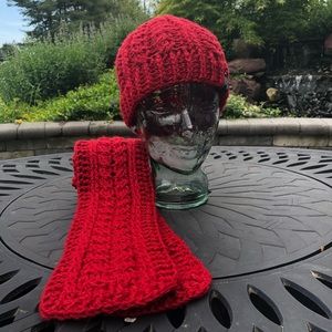 Handmade Hat and Scarf Set by BLD